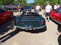 Jaguar XKSS verte (de 1956-57) (prise a Amberieux, France, 2016) (4)